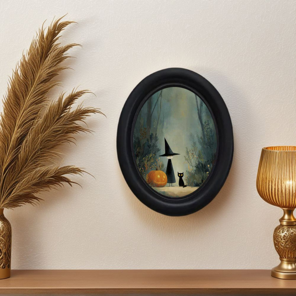 Interior Design Paper - Trójwymiarowa, vintage'owa dekoracja ścienna na Halloween