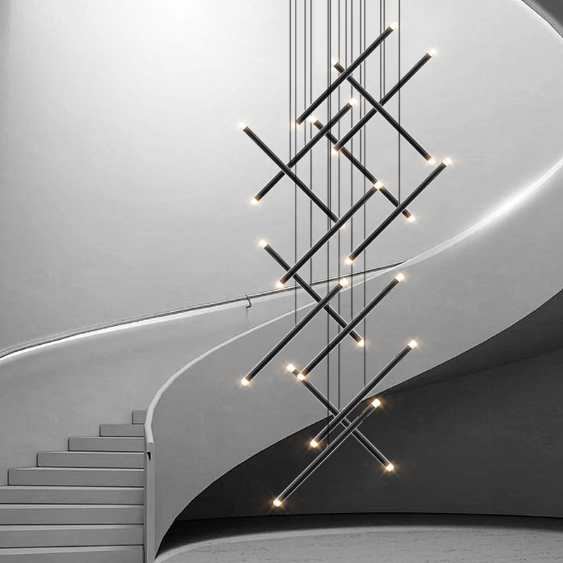 Interior Design Deck - Nowoczesny żyrandol LED designerski żyrandol schodowy