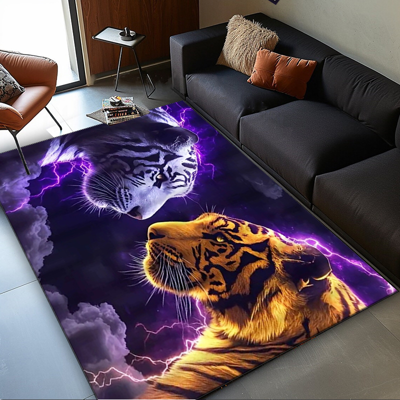 Dywan z motywem tygrysa z efek – Interior Design Your Home recenzja i cena